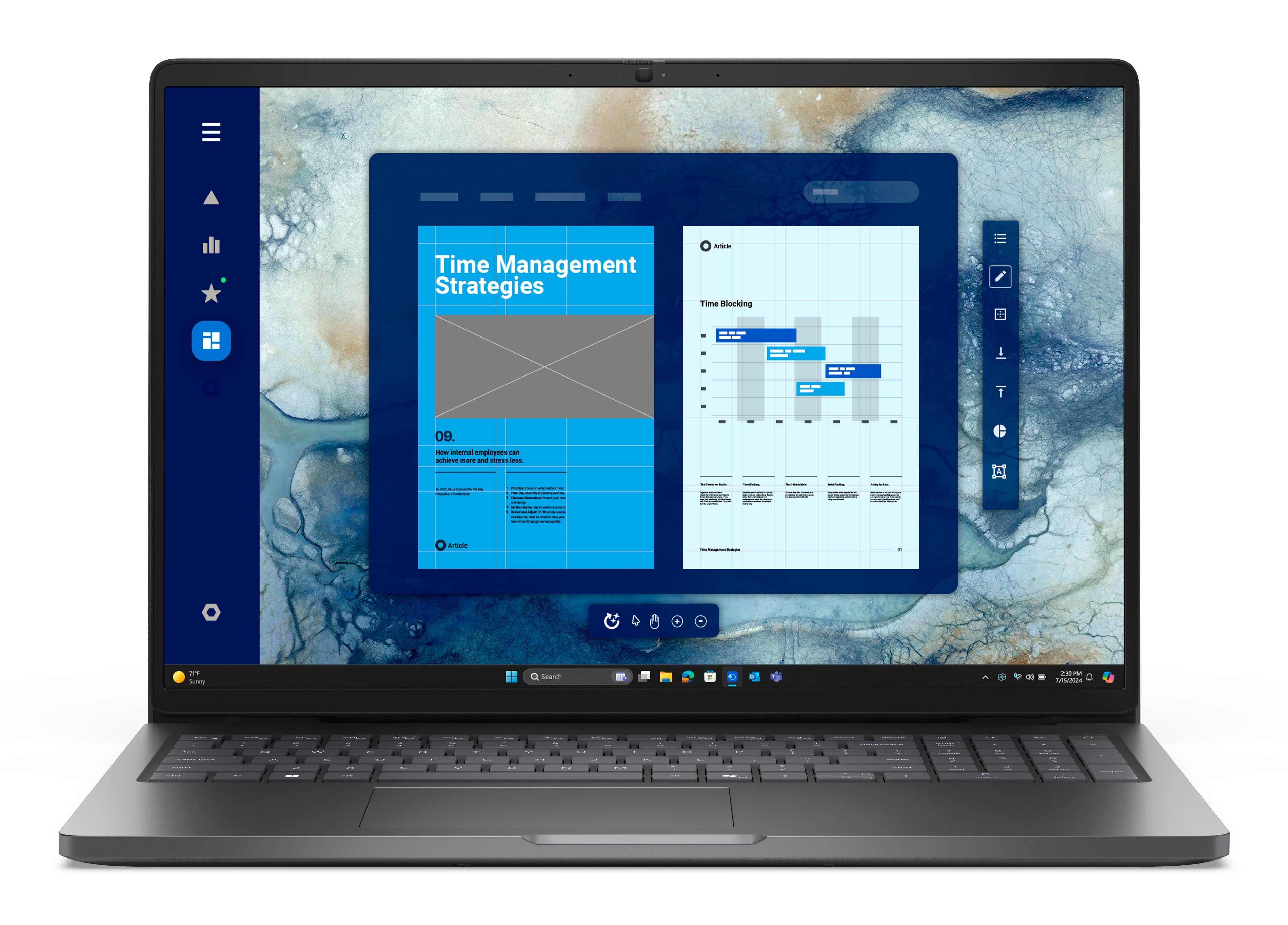 Dell PRO 16 PC16250 Core I5 120U 8 GB 256GBSSD 16INCH FHD NON Touch Ircamera Integrated 3CELL 65W Wlan Vpro Backlit KB WIN11PRO