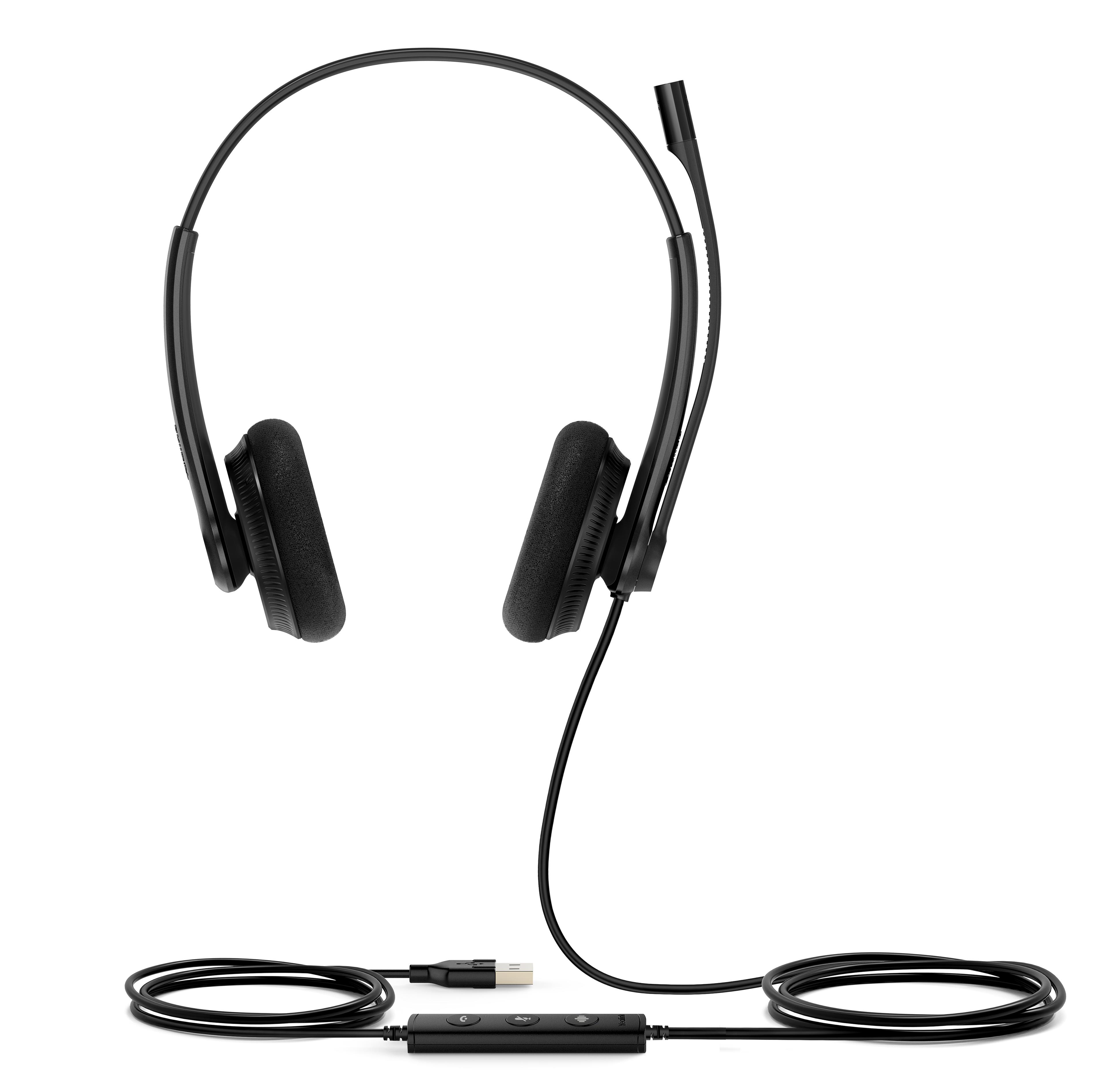 Yealink THE Yealink UH34/UH34 Lite IS A Teams Certificate Professional USB Wired Headset With Crystal Clear Audio.